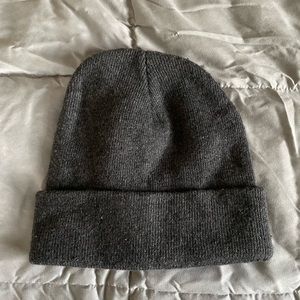 Dark gray winter beanie